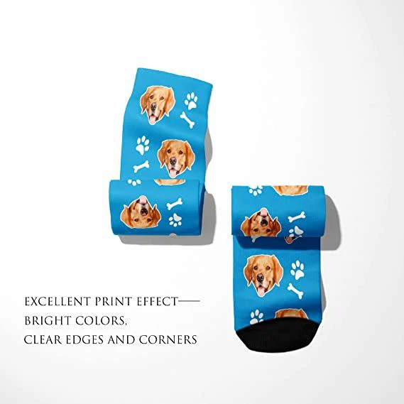 カスタムフォトソックスは写真付きで印刷